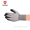 Hespax Flexible Nitrile Gloves Cut Resistant Level 5
